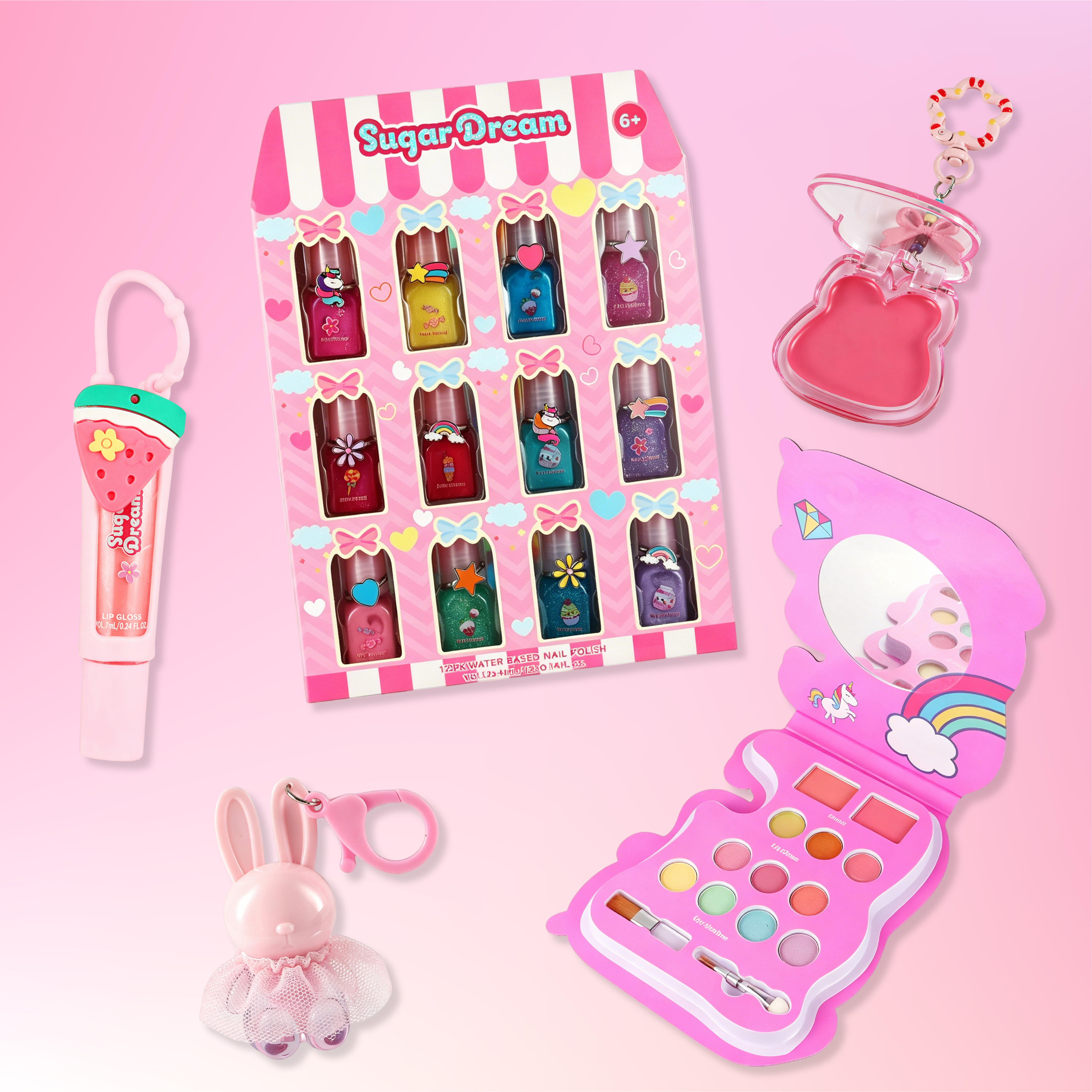 Kids Cosmetics — Lip Gloss, Makeup Palettes & Sets