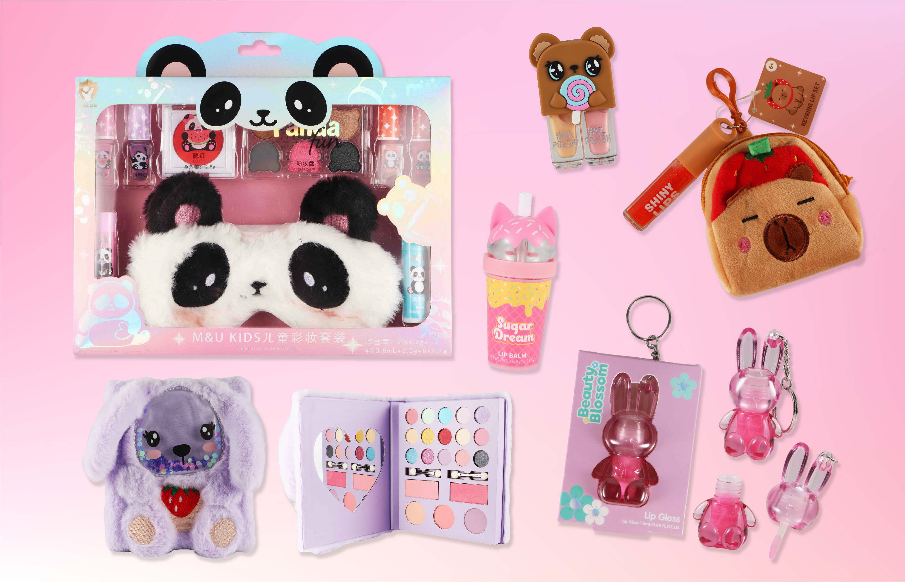 Kids Makeup Products — Lip Gloss, Nail Polish & Makeup Palettes